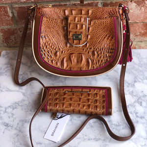 Brahmin Toasted Almond Hayes Vanessa + Wallet
